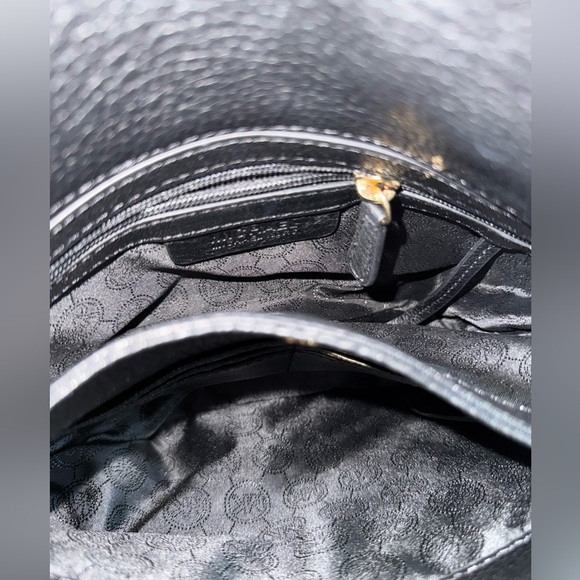 Michael Kors Black Pebbled Leather Shoulder Bag - Picture 2 of 3